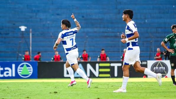 🐓🔵⚪️Sportivo 2 de Mayo debutó en el #ClausuraAPF2026, con victoria por 1-0 ante Rubio Ñu en el Río Parapití., ⚽Tremendo derechazo de Fernando Matías Cáceres para el tanto del Gallo Norteño.