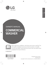 This service manual can help you recover, restore, fix, disassemble and repair lg wt5070cw washing machine. Lg Fh069fd2f Owner S Manual Manualzz