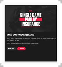 However that same $20 bet would only net you $2.26 profit with a total payout of $22.26. Parlay Insurance Get A Refund When You Miss A Bet