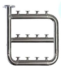 Galvanized Steel Meter Bank Top Water Inlet