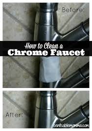 How To Clean A Chrome Faucet Chrome Faucet Cleaning Hacks Faucet