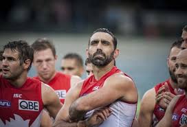 It was originally commissioned for the chaser in relation to the adam goodes saga and is being widely distributed following mcguire's disastrous press conference held in response to the racism report. Adam Goodes Bipartisan Career Ends But Legacy Will Live On The Saturday Paper