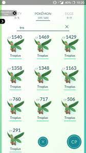 Where do you get tropius in pokemon go? All The Tropius I Caught In Cape Town Last Night Pokemongospoofing