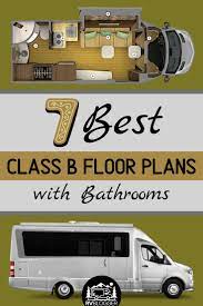7 Best Class B Floor Plans With Bathrooms Rv Floor Plans Class B Class B Rv