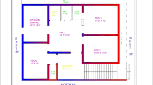 I like this organization which is great for two families. Ground Floor And First Floor 2 Bedroom And Rented Portion House Plan Youtube