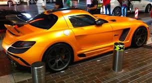 Modified Mercedes Benz Sls Amg In Burnt Orange Matte Paint Job That Still Shines Mercedes Benz Sls Amg Dream Cars Mercedes Benz