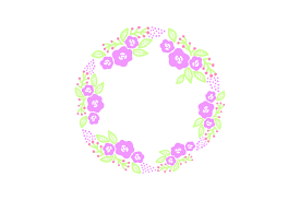 Download Flower Wreath Svg Cut File By Creative Fabrica Crafts Creative Fabrica SVG Cut Files