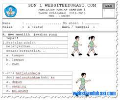 Aug 11, 2021 · soal pjok kelas 3 semester 1 soal penjaskes kelas 3 sekolah dasar ini disusun merujuk dalam materi pjok kelas 3 semester 1. Soal Ph Uh Pjok Kelas 1 Tema 1 K13 Tahun 2018 2019 Soal Terbaru