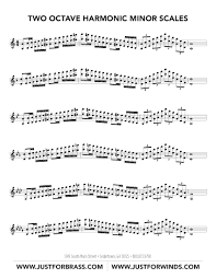 Two Octave Scale Sheets Just For Winds