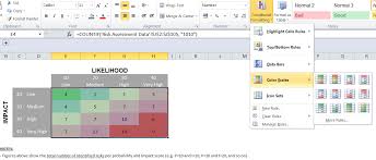 How To Create A Risk Heatmap In Excel Part 2 Risk