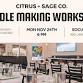 Citrus + Sage Co Holiday Candle Making Workshop at event image