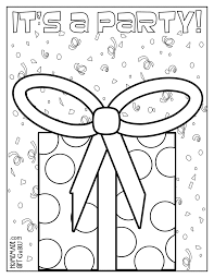 By best coloring pages april 9th 2015. Birthday Coloring Page