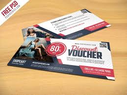 Discount Voucher Psd Template Freebie Psdfreebies Com Gift Card Template Voucher Design Voucher Template Free