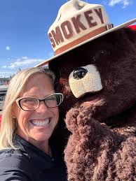 Wishing everyone a happy and healthy 2026! Join me and Smokey this  year-working towards lowering our preventable human caused wildfires &  increasing our home and property wildfire resilience. #FirePreventionJen  #Together4Idaho #PreventWildfires BLM