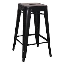 It combines practicality and comfort, ideal for home or cafes, pubs, and restaurants. Living Co Metal Stool Matte Black 66cm Black The Warehouse