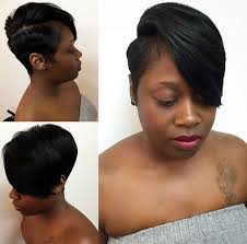 After all, they are extremely stylish and versatile cuts that will look good on all face shapes. Black Women Long Pixie Cut Novocom Top