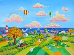 Our landscaping cost guide makes it easy to assess prices for your next project! Saatchi Art Artist Gordon Bruce Painting Happy Rolling Hills Naive Scottish Folk Art Landscape Art Happy Artwork Painting Celtic Folk Art