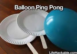 Balloon Ping Pong Activities For Kids Games For Kids Crafts For Kids