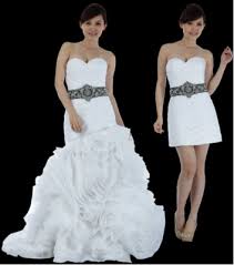 Convertible Wedding Dress I Love This Idea I Don T Like This Exact Dre Convertible Wedding Dresses Convertible Wedding Dress Mermaid Designer Wedding Dresses