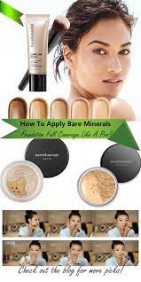 Bare Minerals Makeup Foundation Before And After Tutorial Bare Minerals Foundation Mineral Makeup Foundation Bare Minerals Makeup
