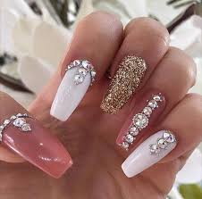 3pastel green blue nails with diamonds. Image Result For Pink Nails With Diamonds Diamond Nails Luxury Nails Bling Nails