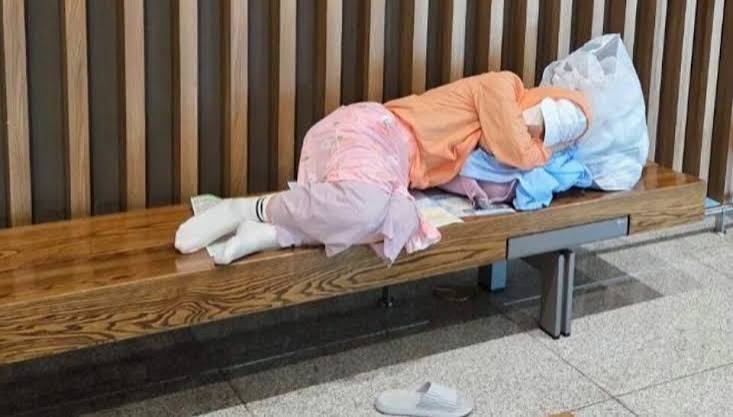 Homeless camp grows at Incheon International Airport as Korea heat wave worsens