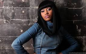 Nicki minaj has a variety of hair looks, including her signature draping long hair style. Nicki Minaj Black Hair Blue Jean Jacket 1920x1200 Full Hd 16 Desktop Background