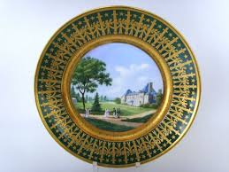 Salle Des Ventes Abc Porcelaine De Bruxelles Manufacture D Ixelles Jean Valentinelli Assiette D Ornement En Porcelaine D Ixelles Vers 1965 Decor Du Chatea