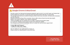 Unable to access google calendar. Google Chrome Critical Error Computing Information Services