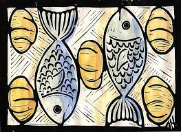 Color in this picture of two fish and others with our library of online coloring pages. Five Loaves And Two Fish Coloring Page Az Pages Free Image Download