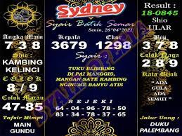 Forum Syair Sidney Vip Bocoran Syair Sydney Hari Ini