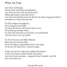 Image Result For I Am From Poem Where Im From Poem Poem Template I Am Poem