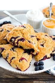 Blueberry Sour Cream Scones Melissassouthernstylekitchen Com