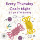 Every Thursday Craft Night event in Decorah, IA