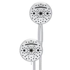 Oxygenics Amp Combo In Chrome Water Sense Shower Heads