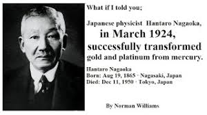 Professor Hantaro Nagaoka transformed mercury into gold - YouTube
