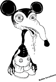 Black and white animation cel of mickey mouse at a steamboat ship's wheel holding onto a rope. Download Original Mickey Mouse Drawing At Free For Personal Mickey Mouse Old Style Png Image With No Background Pngkey Com