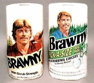 Childhood - Who remembers the old Brawny man image they used on Brawny paper towels back in the day? #nostalgia #memories