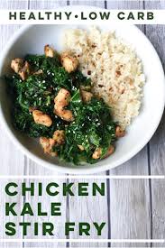 Chicken Kale Stir Fry In 2020 Chicken And Kale Recipes Chicken Kale Kale Recipes Healthy