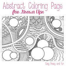 Continue to 5 of 14 below. Free Abstract Coloring Page For Adults Easy Peasy And Fun