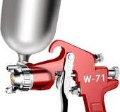 Hvlp Pistola de pulverización de alimentación por gravedad con taza  giratoria de aluminio de 400 CC con boquilla de 0.059 in pistolas de  pulverización ...