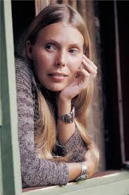 Joni Mitchell, Playing her Mountain Dulcimer, Laurel Canyon, 1970