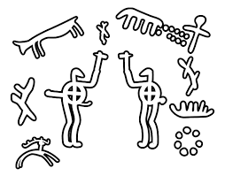 The first paintings were cave paintings. Caves Painting Coloring Page Coloringcrew Com