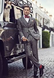 The Dog In The Car Window Is Very Telling Great Fashion And Style Especially The Bow Tie Well Dressed Men Gentleman Style Menswear