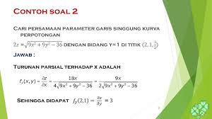 Leibniz mendefinisikan bahwa suatu garis singgung sebagai garis yang melalui sepasang titik tak hingga. Turunan Parsial Orde Tinggi Ppt Download