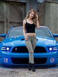 Pin By Emirhan Esenoglu On Cars Women Model S Mustang Girl Car Girls Car Girl