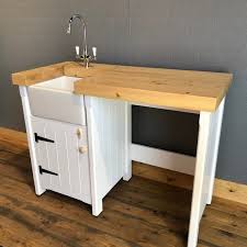 pine freestanding kitchen / utility