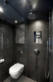 Get inspired with black, bathroom ideas and photos for your home refresh or remodel. 26 Beautiful Design Ideas For Small Bathroom Viviehome Small Dark Bathroom Small Wet Room Ensuite Shower Room