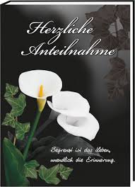 Herzliche Anteilnahme Büchlein