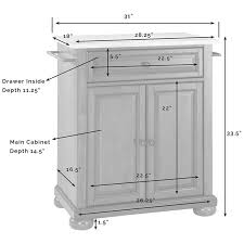 Afastores.com has been visited by 10k+ users in the past month Crosley Alexandria Gray Granite Top Portable Kitchen Island In Cherry Kf30023ach